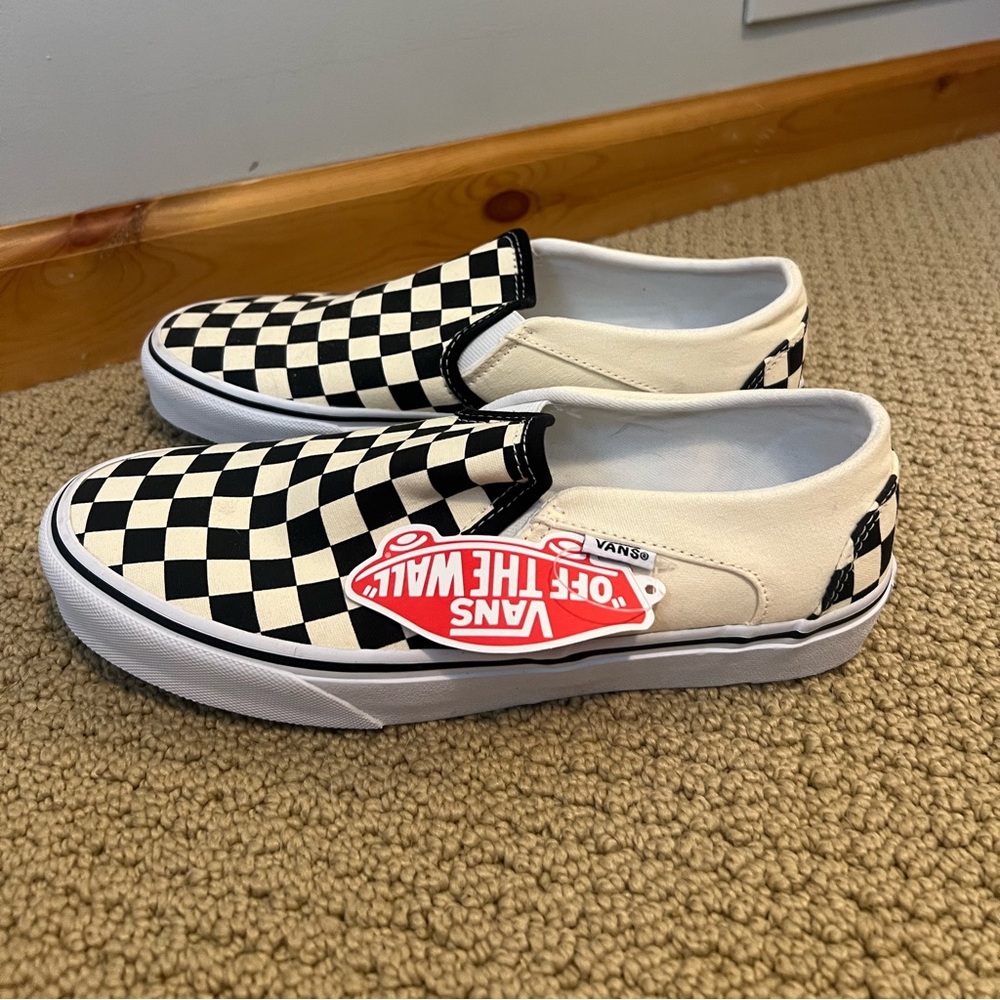 Brand new Checkered Low Top Vans